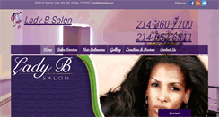 Desktop Screenshot of ladybsalon.com
