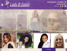 Tablet Screenshot of ladybsalon.com